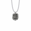 1-1/8 Inch Sterling Silver St. Michael Shield Medal, Patron Saint of Police Officers