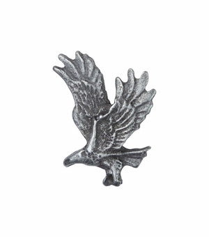 3/4 x 9/16 Inch Pewter Eagle Lapel Pin