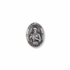 7/8 x 5/8 Inch Pewter Oval St. Jude, Patron Saint of Hopeless Causes and Desperation Pin