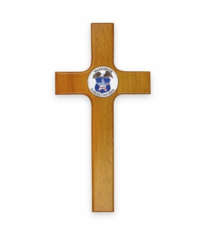 8 Inch Police Wood Wall Cross