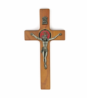 8 Inch United States Marine Corps Wood Wall Crucifix